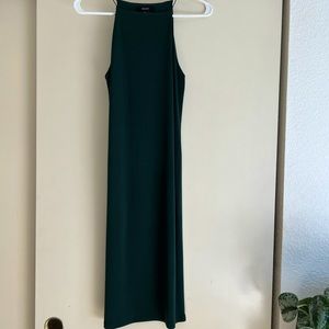Evergreen midi dress. Size small. Great for special events in any season.